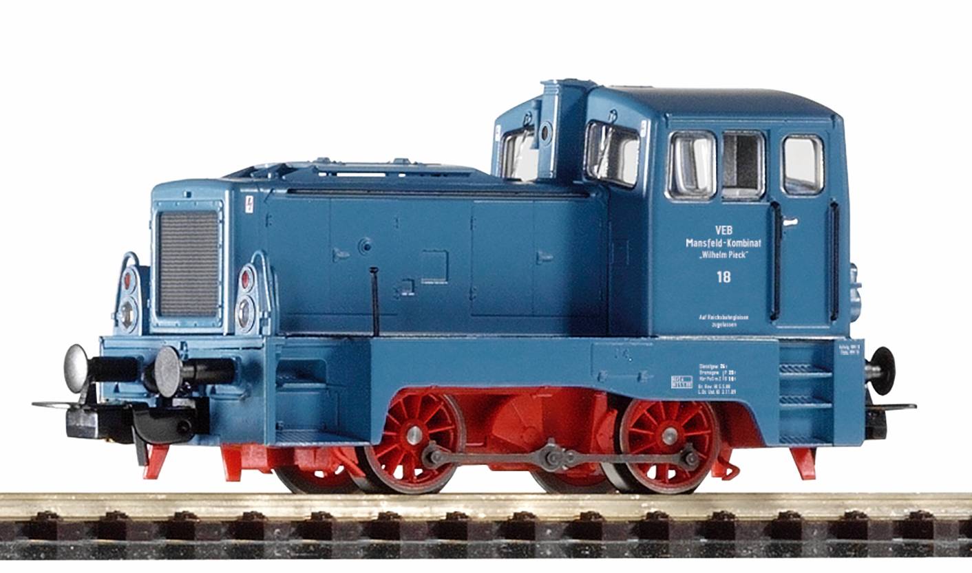 Locomotiva Diesel BR V 23 "Mansfeld Kombinat" Epoca IV Scala H0 DS Modellismo Locomotiva Diesel BR V 23 "Mansfeld scala H0