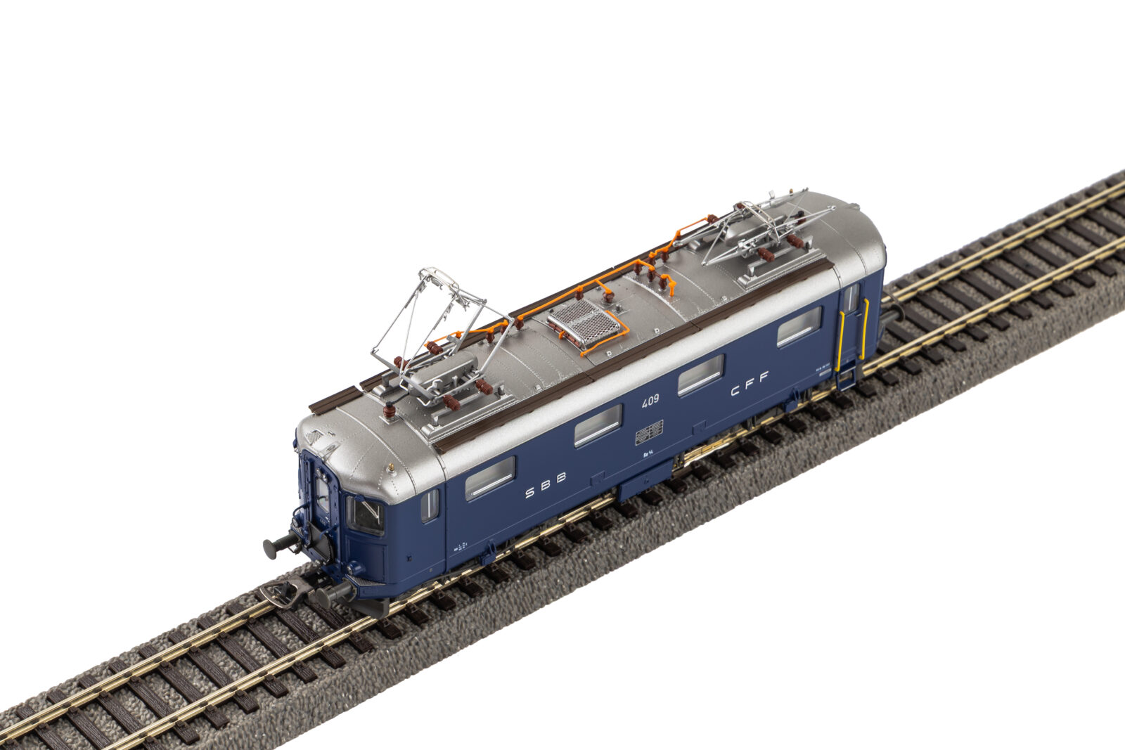 Locomotiva Elettrica Re 4/4 | 409 SBB Epoca III Scala H0 DS Modellismo Locomotiva Elettrica Re 4/4 | 409 scala H0 - vista 2