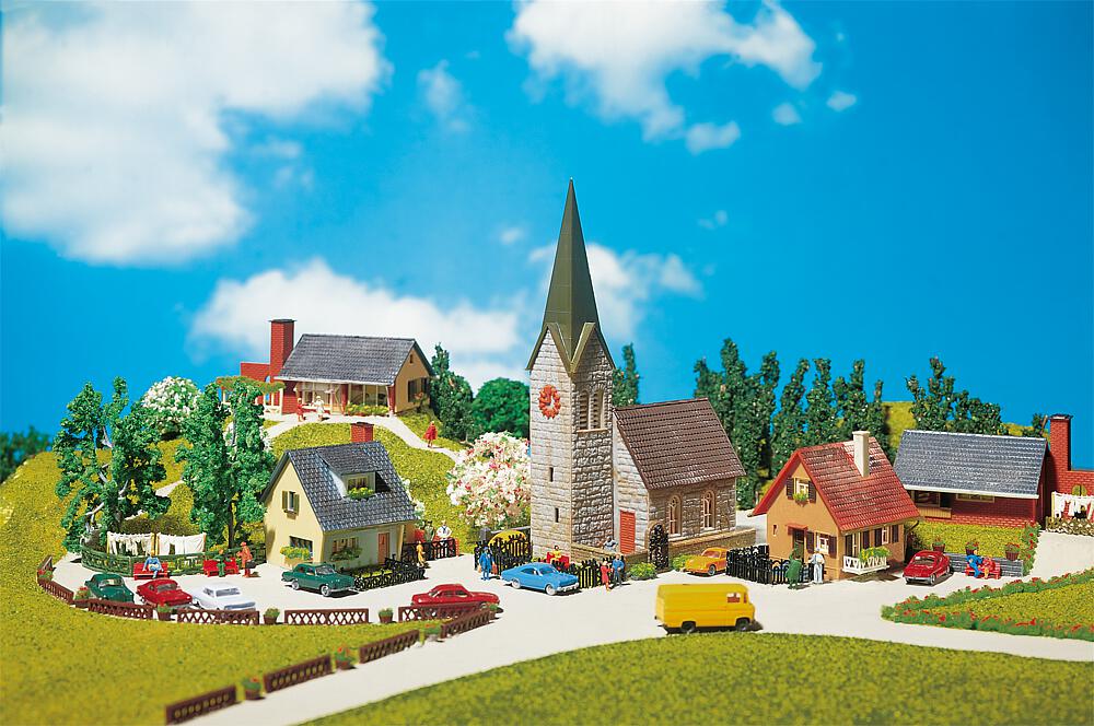 Kit villaggio Scala N DS Modellismo Kit villaggio scala N Faller