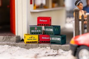 20 Casse di Birra Bottiglie scala G Faller