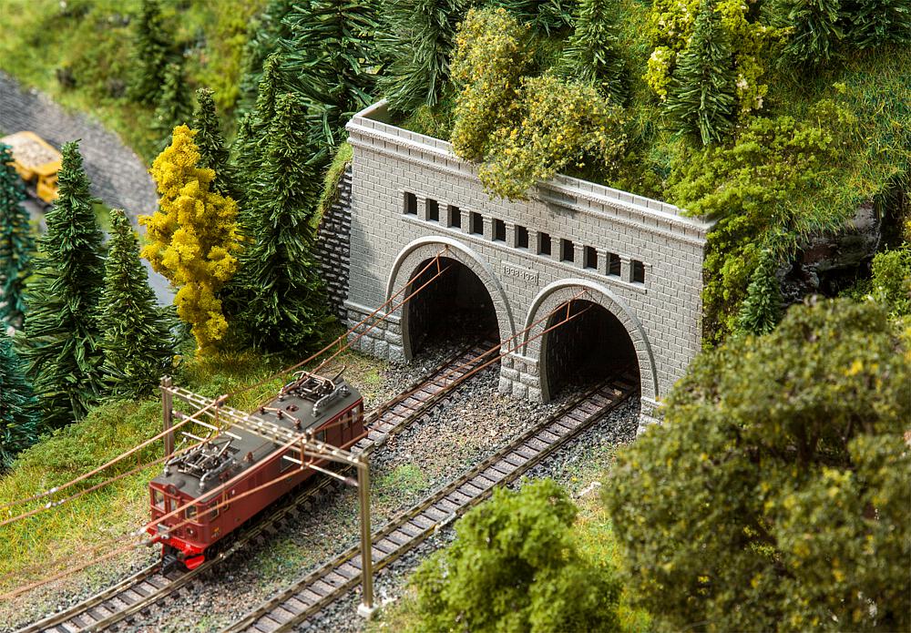 Portali delle gallerie Nord e Sud del Sempione Scala N DS Modellismo Portali delle gallerie Nord e Sud scala N