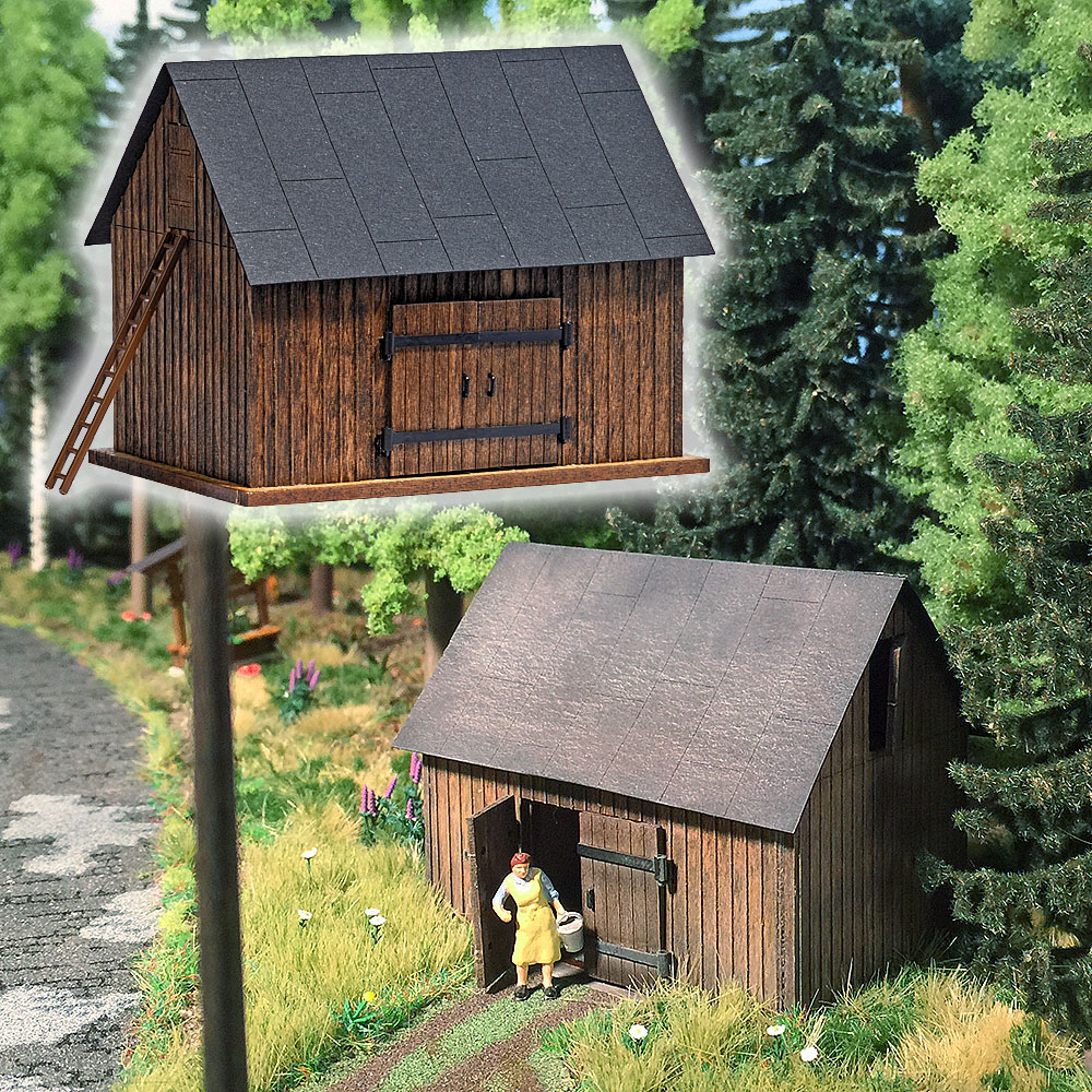 Capanno da campo Scala H0 DS Modellismo Capanno da campo scala H0 Busch