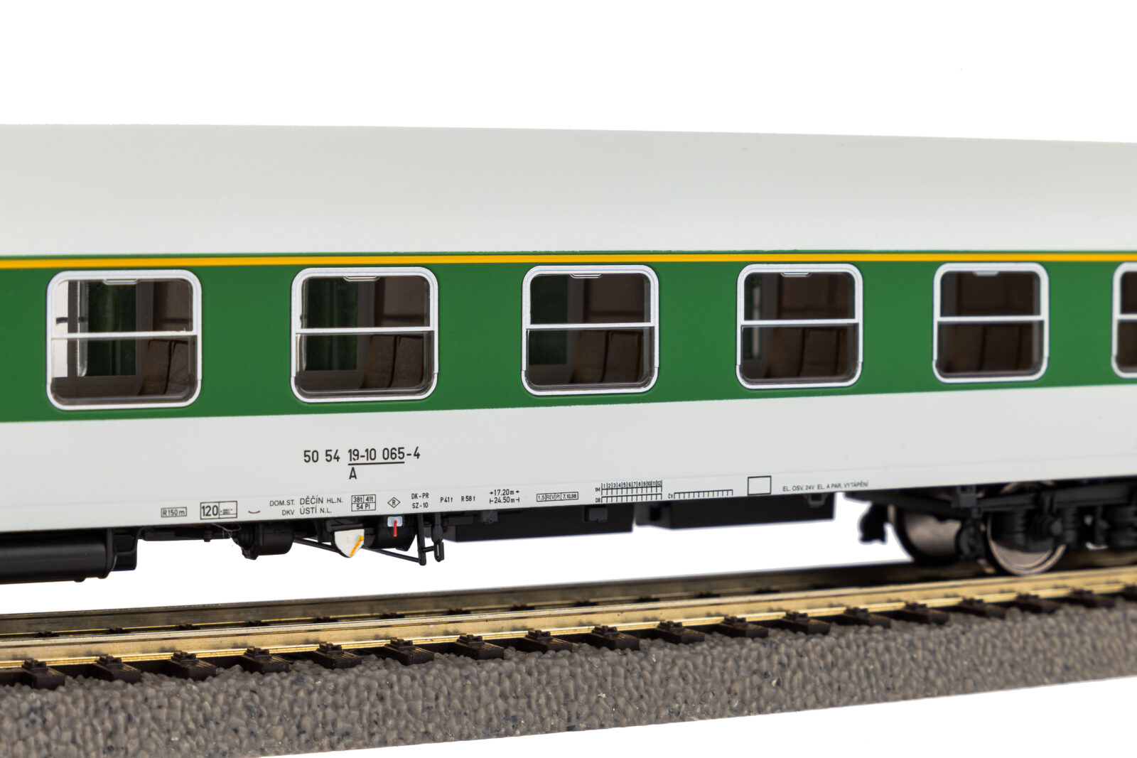 Carrozze Passeggeri Y-Wagen 1^ Classe verde/grigio ÈD Epoca V Scala H0 DS Modellismo Carrozze Passeggeri Y-Wagen 1^ scala H0 - vista 4
