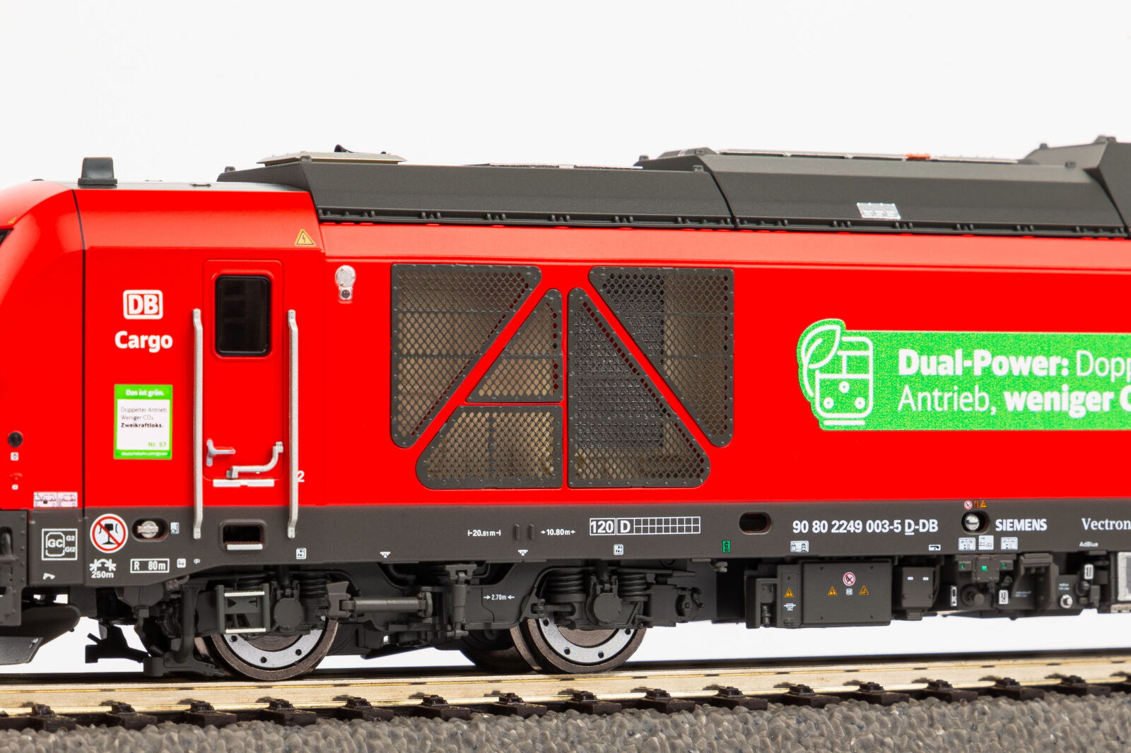 Locomotiva Elettrica - Diesel "dual mode" BR 249 DB AG Epoca VI Scala H0 DS Modellismo Locomotiva Elettrica Diesel "dual scala H0