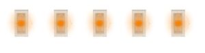 5 LED SMD Arancione Faller