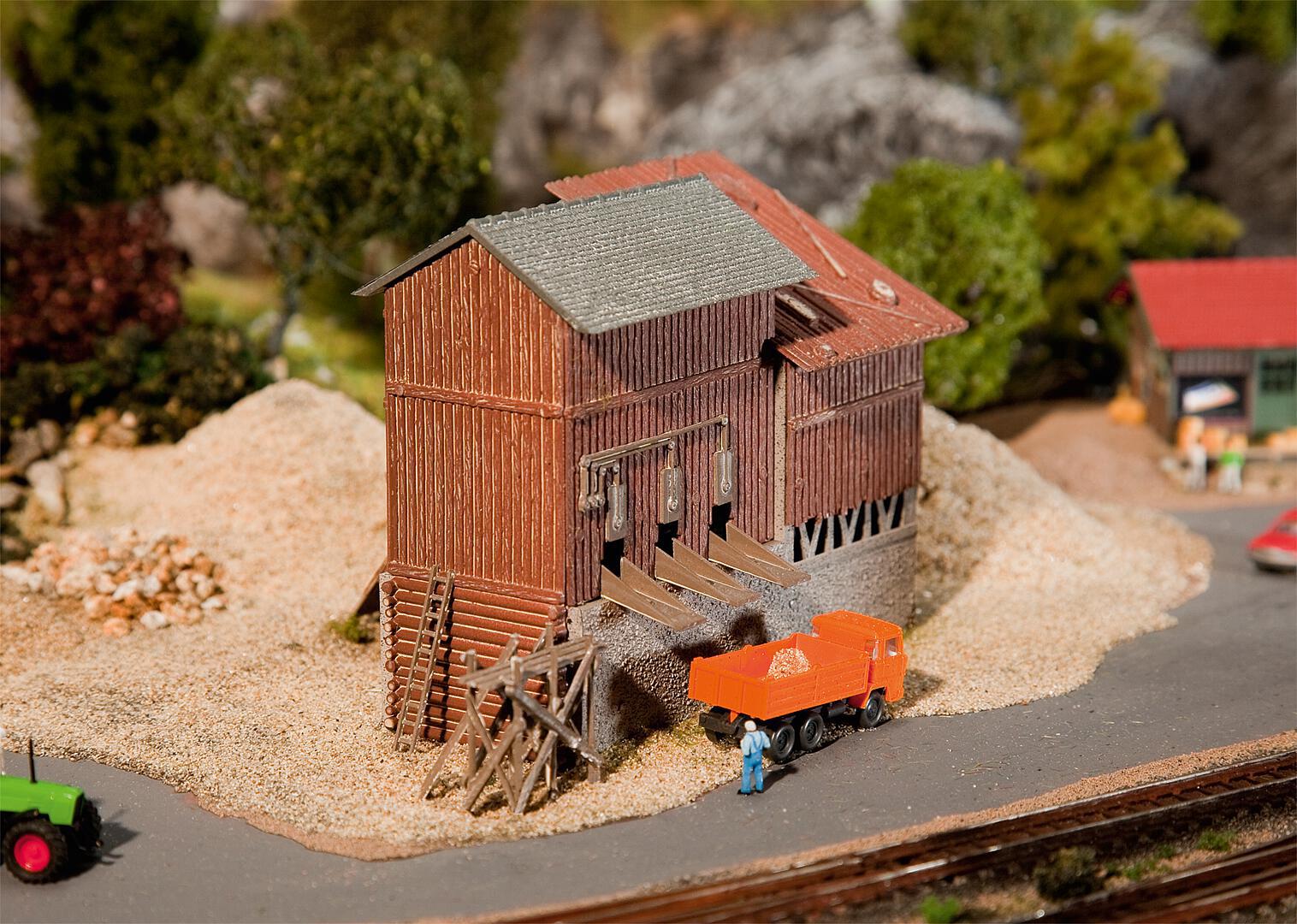 Vecchia cava di ghiaia Scala N DS Modellismo Vecchia cava di ghiaia scala N Faller