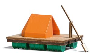 Zattera tenda scala H0 Busch