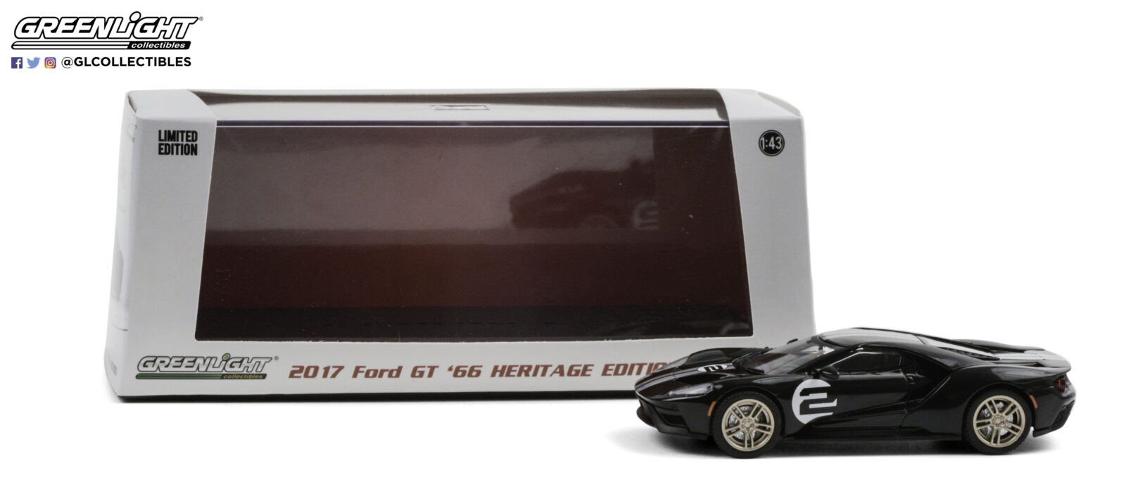 2017 Ford GT '66 Heritage Edition #2 DS Modellismo 2017 Ford GT '66 Heritage #2 scala 1:43