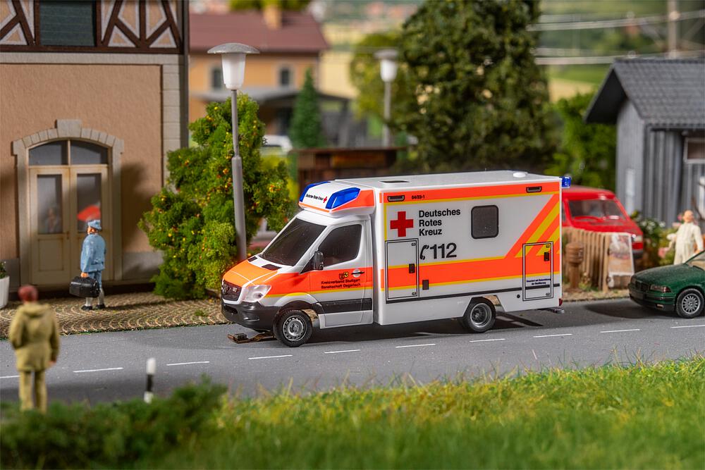 MB Sprinter DRK Ambulanza (HERPA) Scala H0 DS Modellismo MB Sprinter DRK Ambulanza (HERPA) scala H0