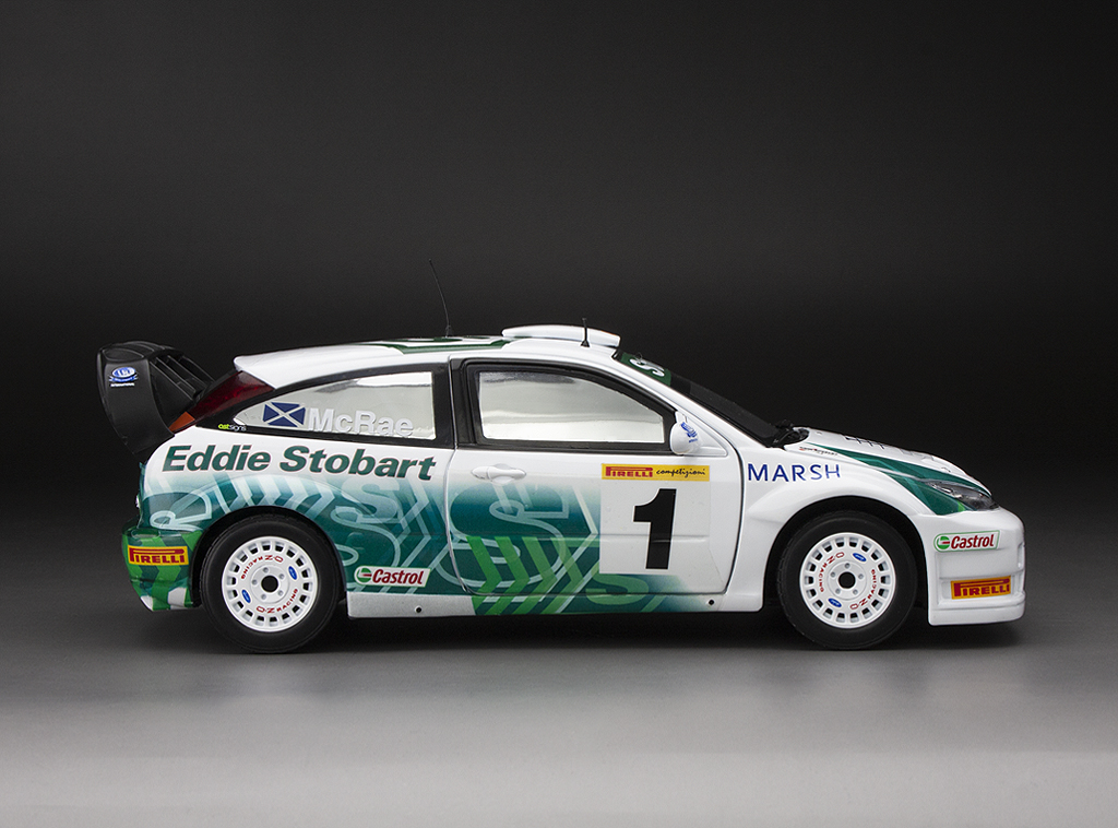 Ford Focus RS WRC '03 - Limited Edition 1999 pcs DS Modellismo Ford Focus RS WRC '03 Limited scala 1:18