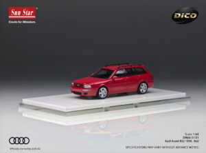 Audi Avant RS2 1994 Rossa scala 1:64