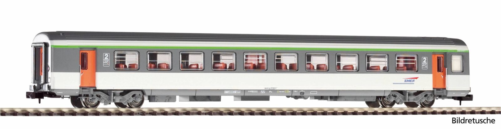 Carrozza Passeggeri "Corail" 2^ Classe SNCF Epoca IV Scala N DS Modellismo Carrozza Passeggeri "Corail" 2^ scala N