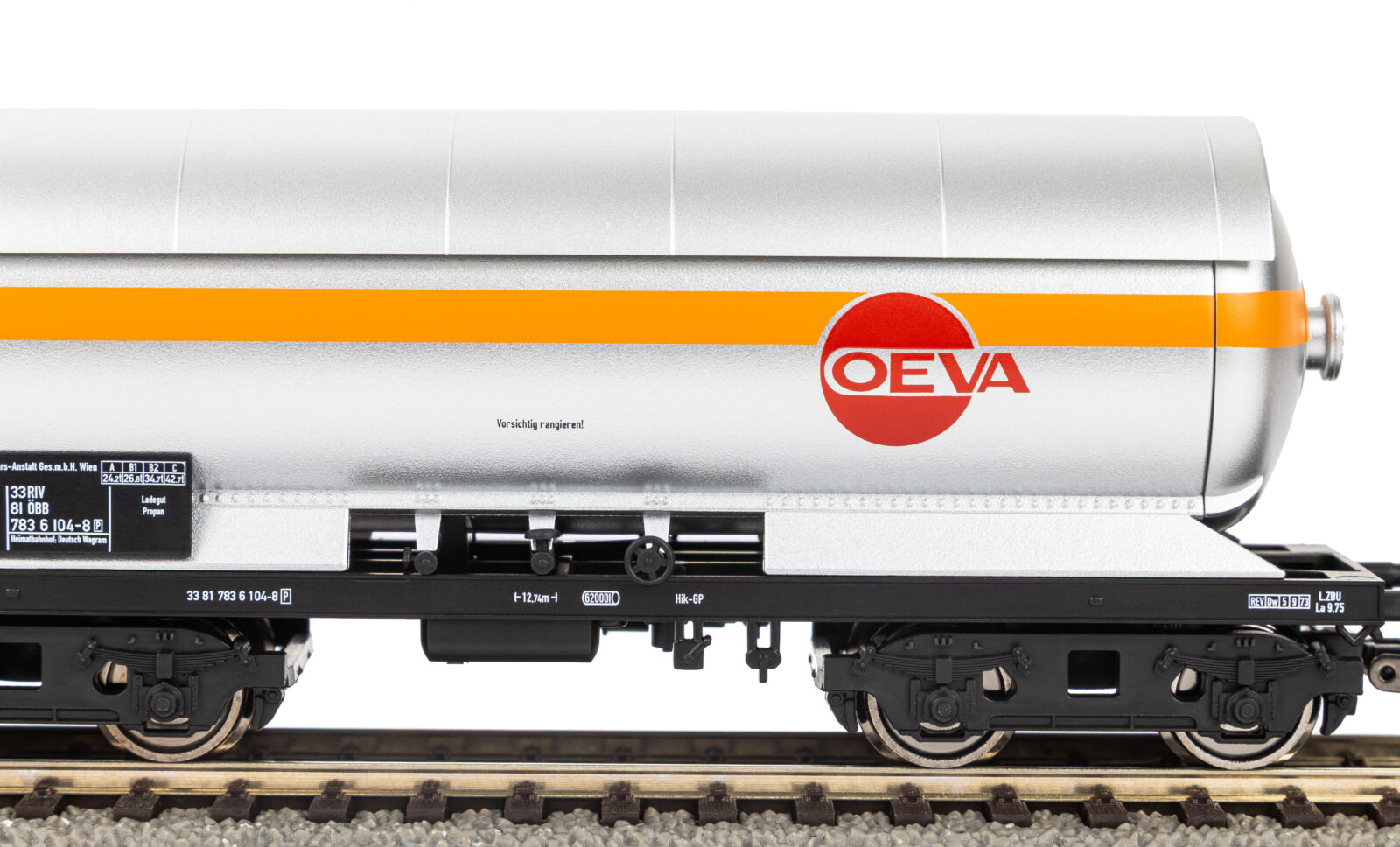 Carro Cisterna "OEVA" ÖBB Epoca III Scala H0 DS Modellismo Carro Cisterna "OEVA" ÖBB Epoca III scala H0