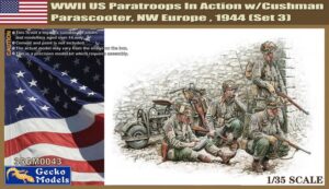 Wwii U.S. Paratroops in Action with Cushman