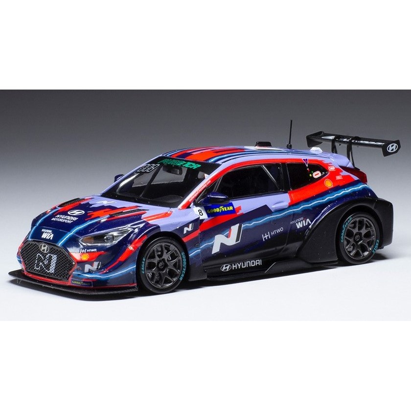 Hyundai Veloster N Etcr N.8 Hyundai Motorsport Etcr Pau 2021 Farfus 1:43 DS Modellismo Hyundai Veloster N Etcr N.8 Hyundai Motorsport Etcr Pau 2021 Farfus 1:43