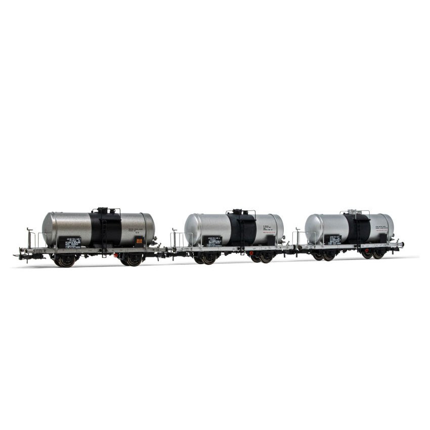 Carri Cisterna FS Set 3 Pezzi 2 Assi Cisterna Grande Epoca IV-V 1:87 Scala H0 DS Modellismo Carri Cisterna FS Set 3 Pezzi 2 Assi Cisterna Grande Epoca IV-V 1:87 Scala H0