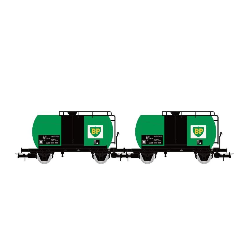 Carro Cisterna FS Set 2 Pezzi 2 Assi Bp Epoca IV 1:87 Scala H0 DS Modellismo Carro Cisterna FS Set 2 Pezzi 2 Assi Bp Epoca IV 1:87 Scala H0