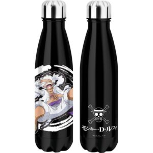 Borraccia One Piece Thermo Luffy Gear 5 Black