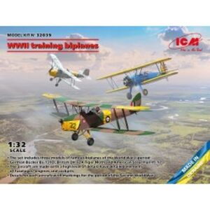 1/32 Wwii training biplanes (Bucker Bu 131D, DH.82A Tiger Moth, Stearman PT-17)