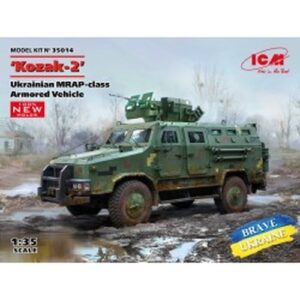 1:35 'Kozak-2', Ukrainian MRAP-class Armored Vehicle (100% new molds)