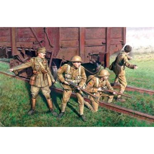 British Infantry 1917-1918 1 Officer + 3 Soldiers Kit 1:35 DS Modellismo British Infantry 1917-1918 1 Officer + 3 Soldiers Kit 1:35
