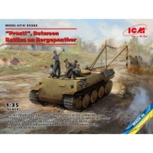 1/35 "Prost!", Between Battles on Bergepanther (Wwii German Tankmen with Bergepanther)