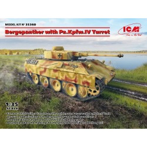 Bergepanther with Pz.Kpfw.IV Turret Kit 1:35 DS Modellismo Bergepanther with Pz.Kpfw.IV Turret Kit 1:35