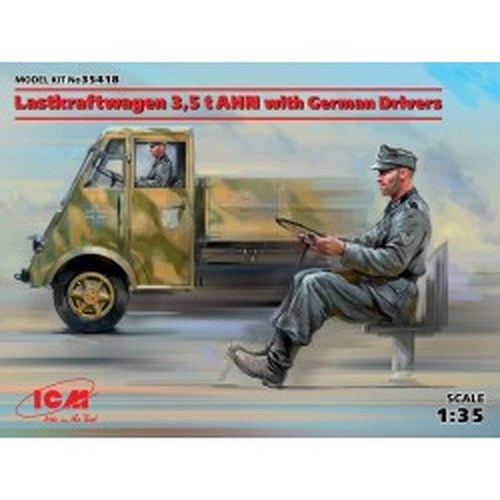 1/35 Lastkraftwagen 3,5 t Ahn with German Drivers DS Modellismo 1/35 Lastkraftwagen 3,5 t Ahn with German Drivers