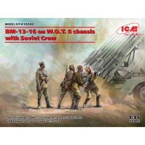 1/35 BM-13-16 on W.o.t. 8 chassis with Soviet Crew DS Modellismo 1/35 BM-13-16 on W.o.t. 8 chassis with Soviet Crew