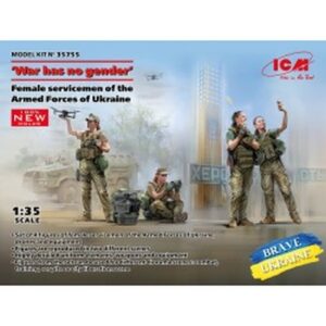 War Has NO Gender Female Servicemen of the Armed Forces of Ukr. Kit 1:35