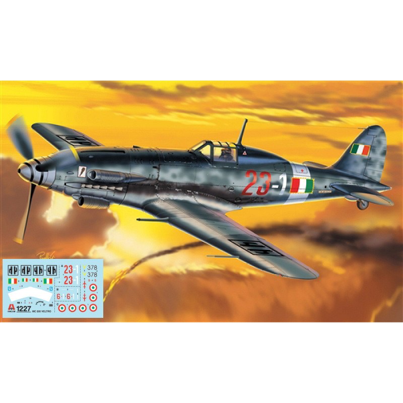 MC 205 Veltro Kit 1:72 DS Modellismo MC 205 Veltro Kit 1:72