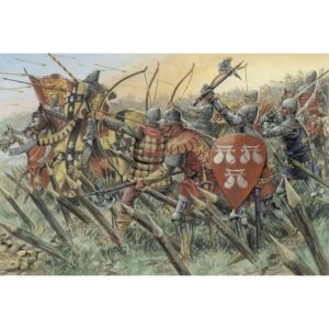 100 Years War British Warriors Kit 1:72
