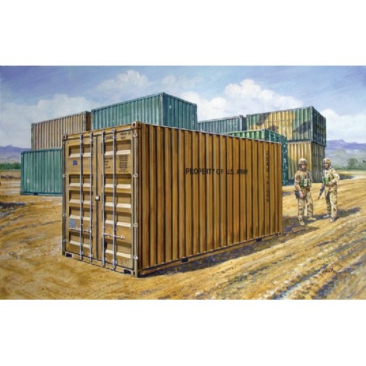 Military Container 20 Kit 1:35 DS Modellismo Military Container 20 Kit 1:35