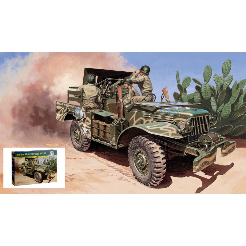 Gun Motor Carriage 37 mm M6 Kit 1:35 DS Modellismo Gun Motor Carriage 37 mm M6 Kit 1:35