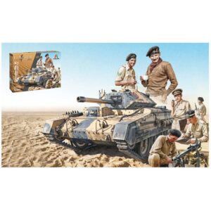 Crusader Mk.III British Tank Crew EL Alamein October 1942 Kit 1:35