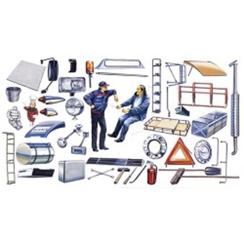 1/24 Truck Shop Accessories DS Modellismo 1/24 Truck Shop Accessories