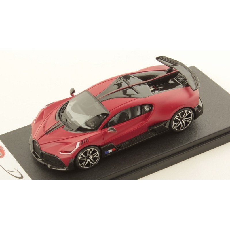 Bugatti Divo Matt Italian Red 1:43 DS Modellismo Bugatti Divo Matt Italian Red 1:43
