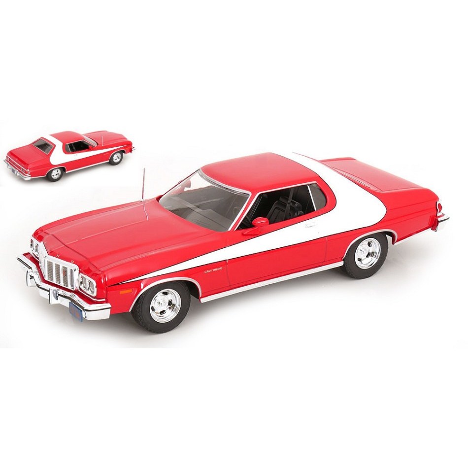 Ford Gran Torino 1975 Red/White 1:18 DS Modellismo Ford Gran Torino 1975 Red/White 1:18