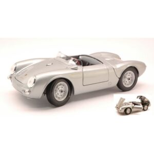 Porsche 550 A Spyder 1953 Silver 1:18