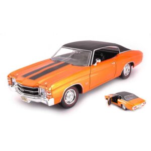Chevrolet Chevelle Ss 454 Sport Coupe 1971 Orange 1:18