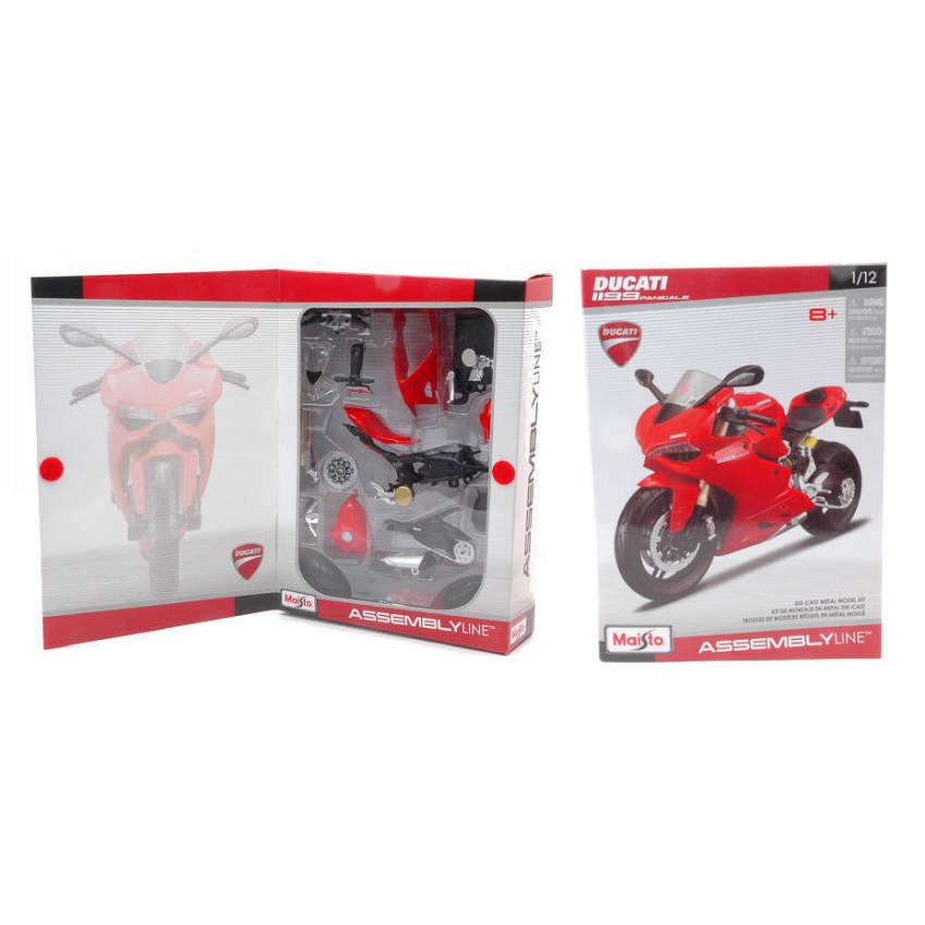 Ducati 1199 Panigale Red Kit 1:12 DS Modellismo Ducati 1199 Panigale Red Kit 1:12