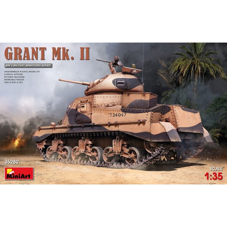 Grant Mk.II Kit 1:35 DS Modellismo Grant Mk.II Kit 1:35