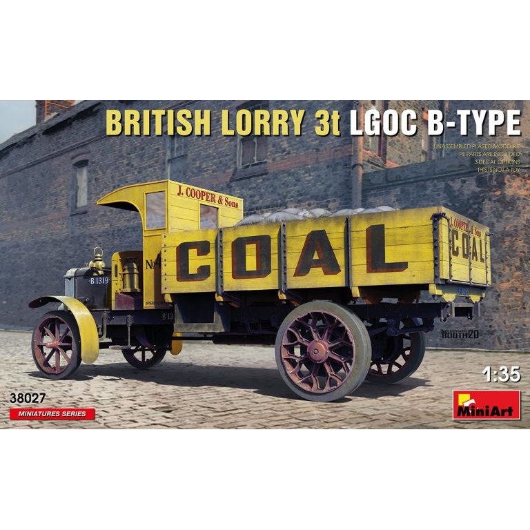 British Lorry Lgoc 3t B-Type Kit 1:35 DS Modellismo British Lorry Lgoc 3t B-Type Kit 1:35