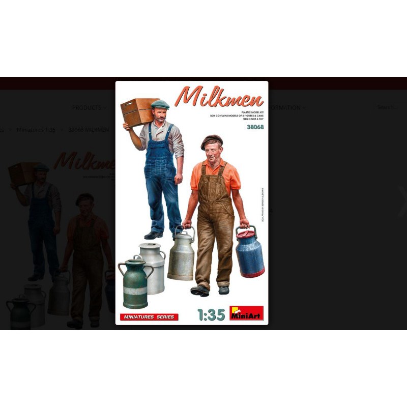 Milkmen Kit 1:35 DS Modellismo Milkmen Kit 1:35