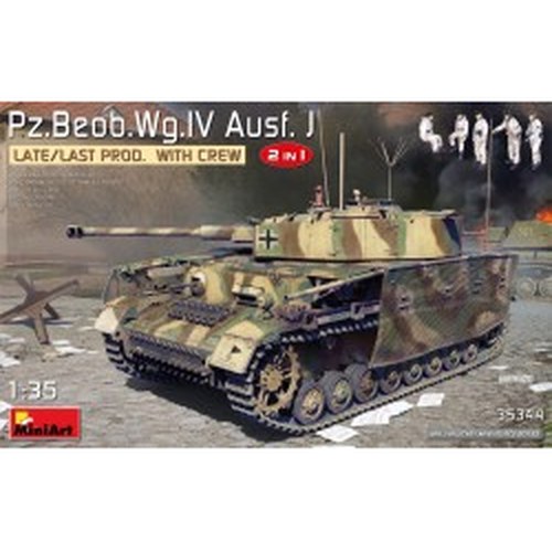 1/35 Pz.Beob.Wg.IV Ausf. J Late/Last Prod. 2in1 with Crew DS Modellismo 1/35 Pz.Beob.Wg.IV Ausf. J Late/Last Prod. 2in1 with Crew