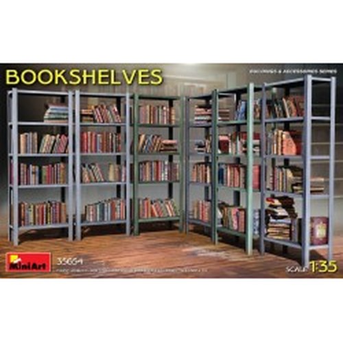 1/35 Bookshelves DS Modellismo 1/35 Bookshelves