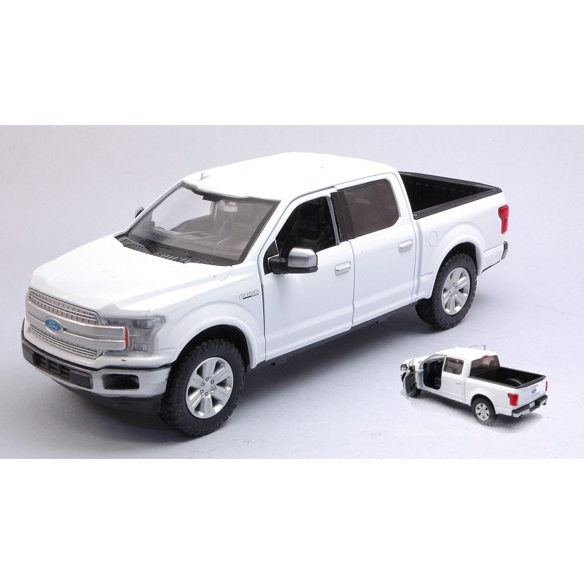 Ford F-150 Lariat Crew Cab 2019 White 1:27 DS Modellismo Ford F-150 Lariat Crew Cab 2019 White 1:27