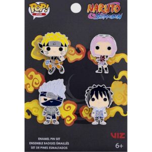 FUNKO PIN MINI Naruto Team 7 Set 4pz