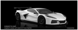 Corvette C8.R White Kit Aw King 21 EVO3 NSR
