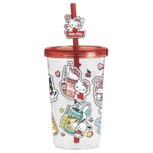 Bicchiere termico Hello Kitty and Friends with Straw American Diner Version